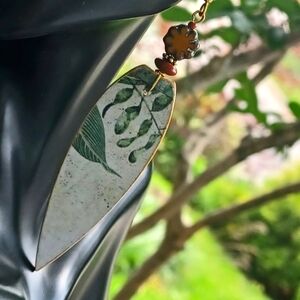 COPY- Long Sphere Paper Earrings